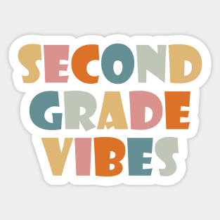 Second Grade Vibes Sticker